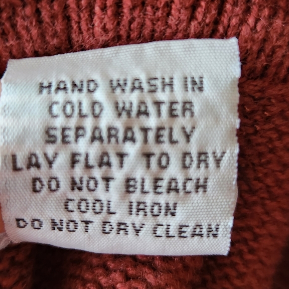 🥳HP-Burnt Orange Button Up Sweater - Picture 4 of 4